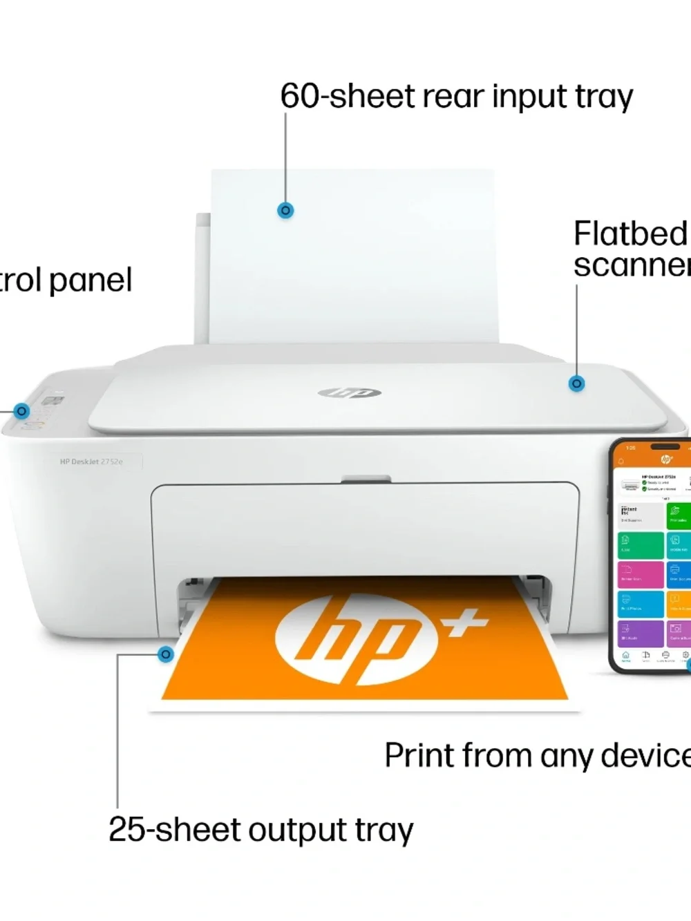 HP DeskJet 2752e Desktop Printer